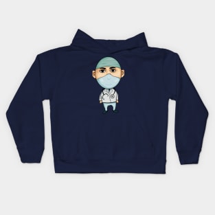 Medical Doctor Illustration T-Shirt Kids Hoodie